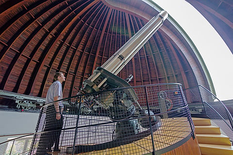The 300mm Refractor was buit in 1924/25 by Zeiss for the museum in Munich. It is located in the West Dome of the museum building 